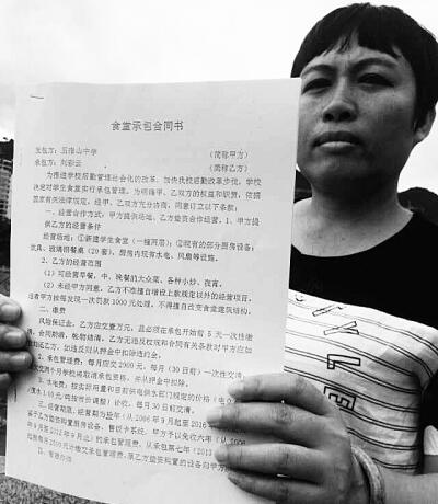 学士食堂承包合同书