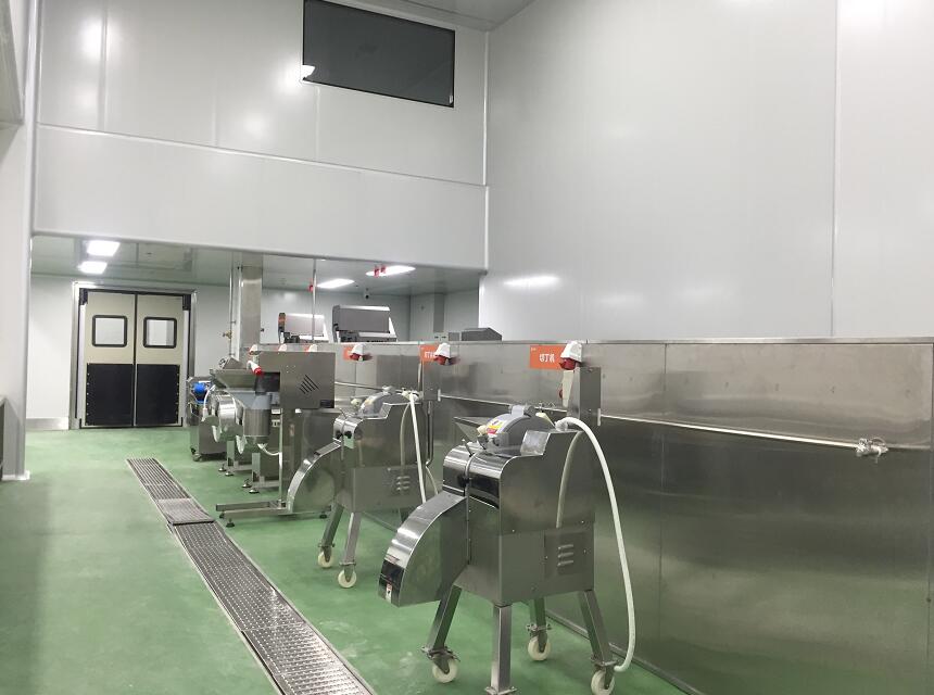 中央厨房前处理区效果图