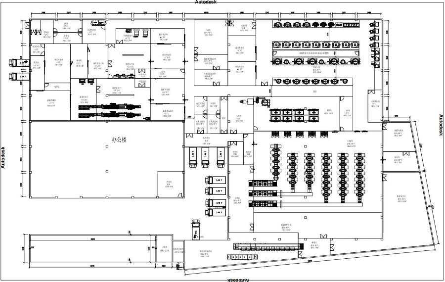 中央厨房平面图